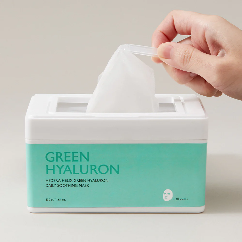 [milktouch] Hedera Helix Green Hyaluron Daily Soothing Mask 30 pcs - Image 3
