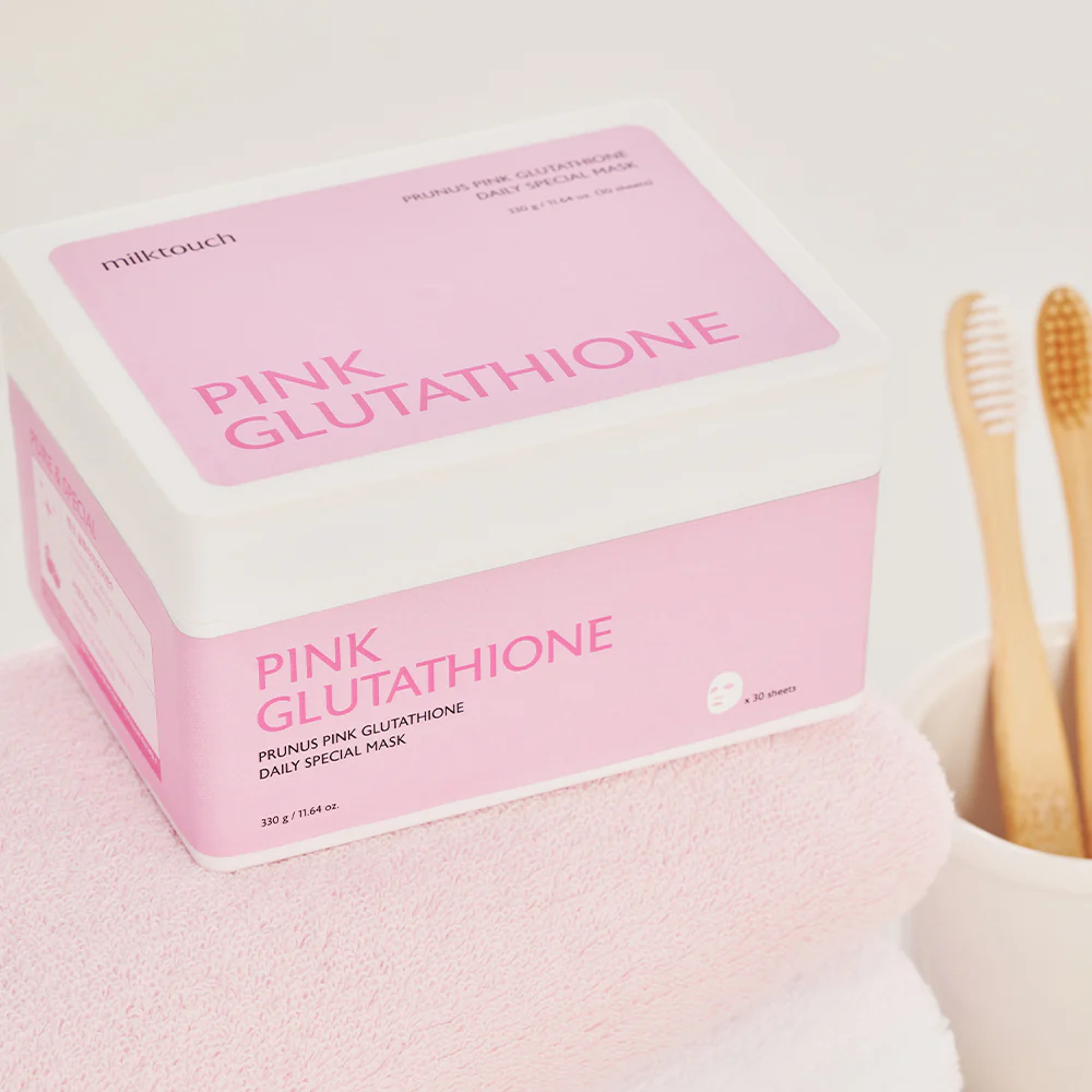 [milktouch] Prunus Pink Glutathione Daily Special Mask 300ml - Image 3