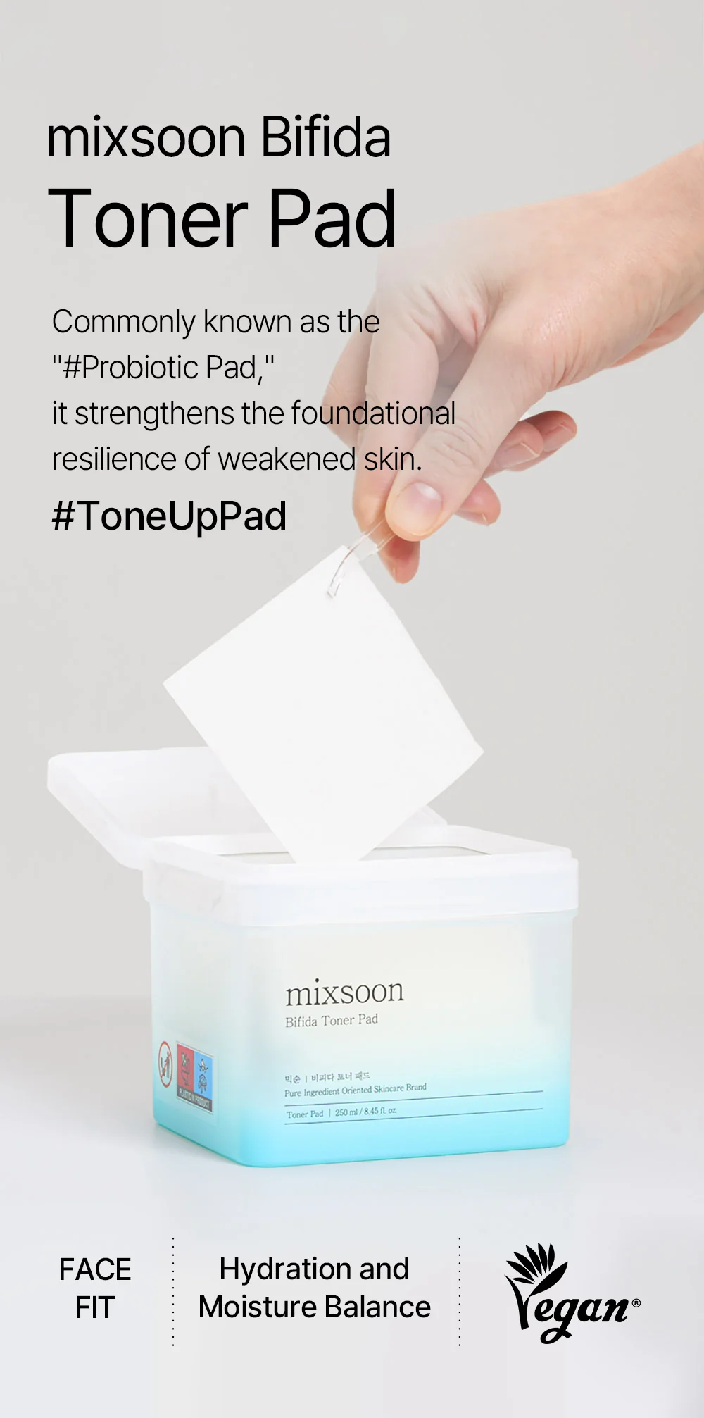 [MIXSOON] Bifida Toner Pad 120ea - Image 3
