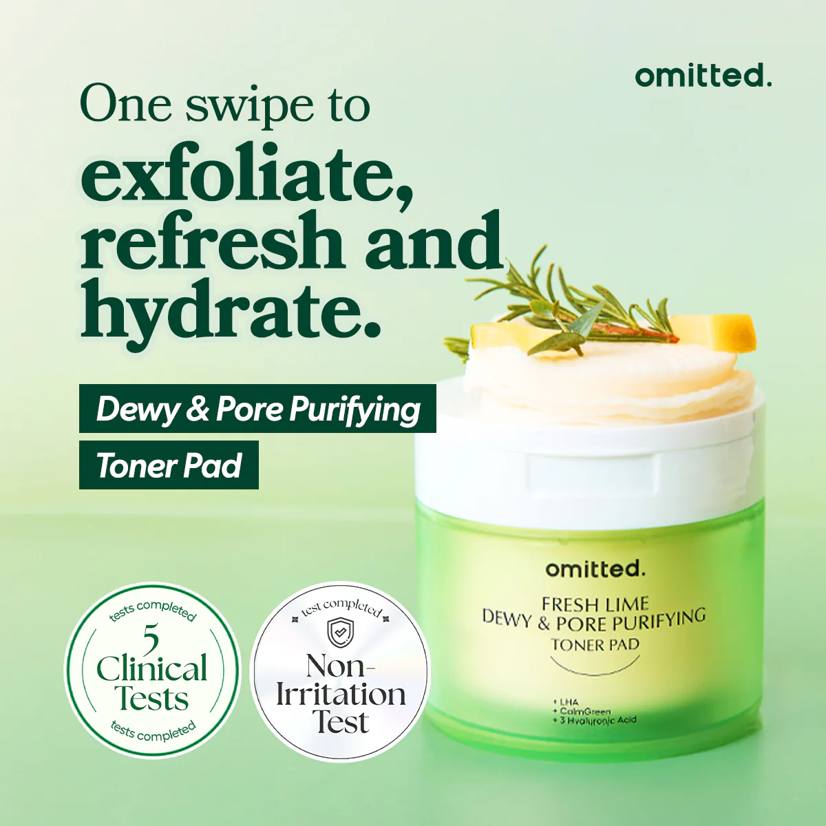 [Omitted] Fresh Lime Dewy & Pore Purifying Toner Pad 70ea(160ml) - Image 6