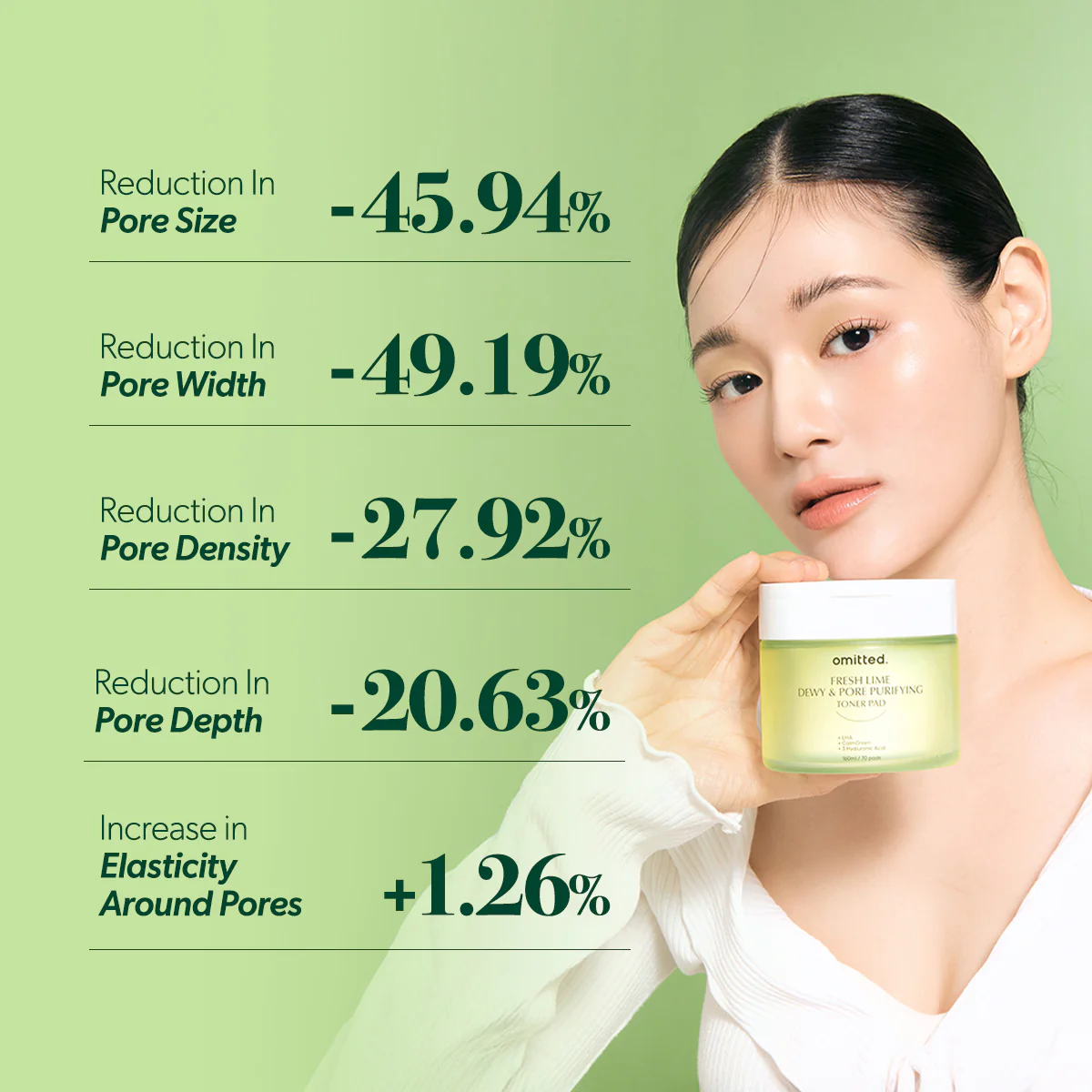 [Omitted] Fresh Lime Dewy & Pore Purifying Toner Pad 70ea(160ml) - Image 8