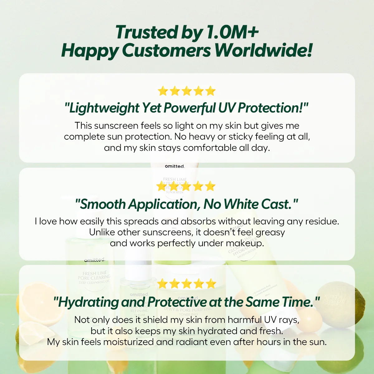 [Omitted] Fresh Lime Ultra-Light Hydrating Sunscreen 50ml - Image 14