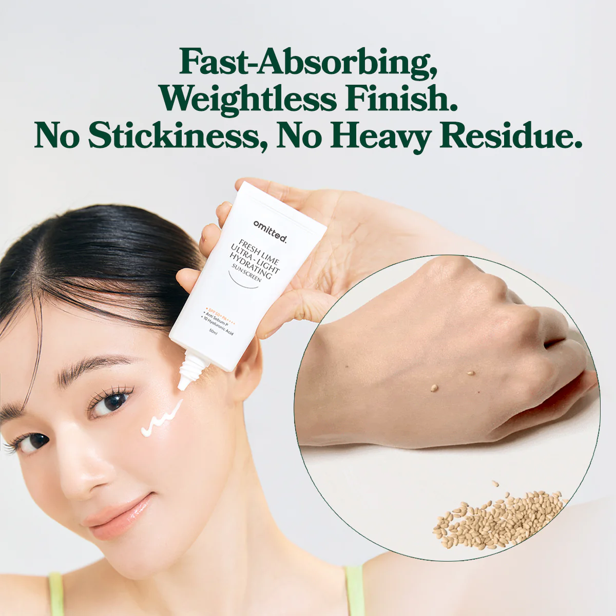 [Omitted] Fresh Lime Ultra-Light Hydrating Sunscreen 50ml - Image 8