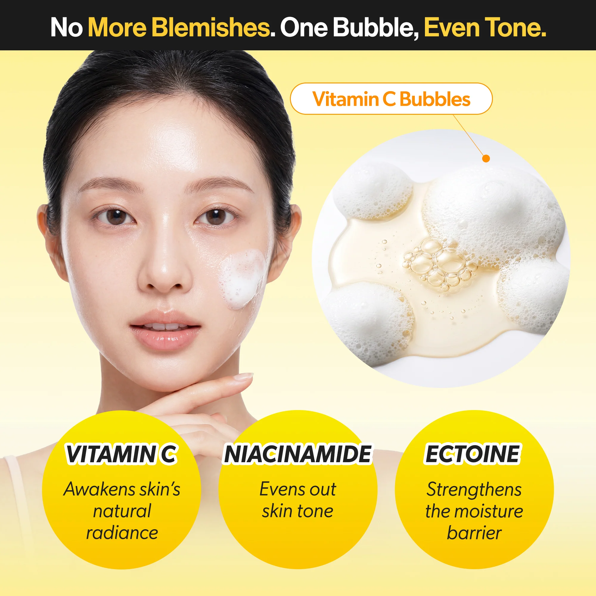 [Omitted] Vita C Niacinamide 5% Bubble-Shot Ampoule 90ml - Image 3