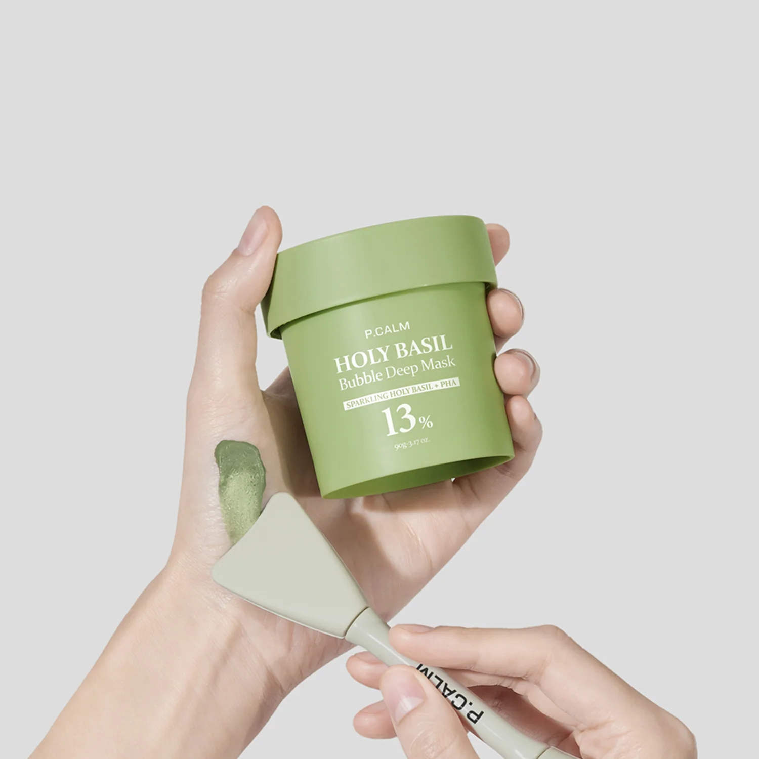 [P.CALM] Mascarilla profunda de burbujas con albahaca sagrada 90 g - Image 3