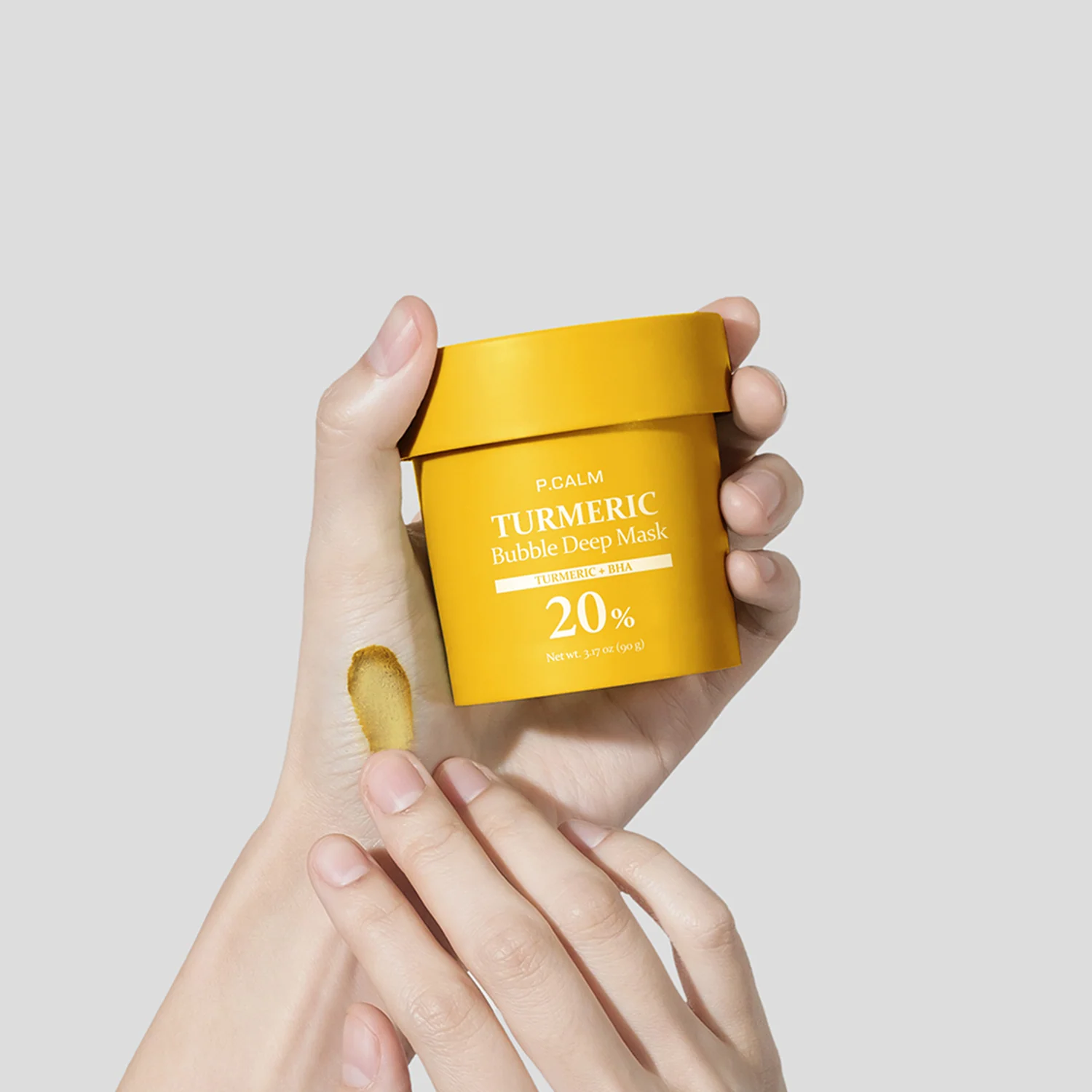 [P.CALM] Mascarilla profunda de burbujas de CÚRCUMA 90 g - Image 3