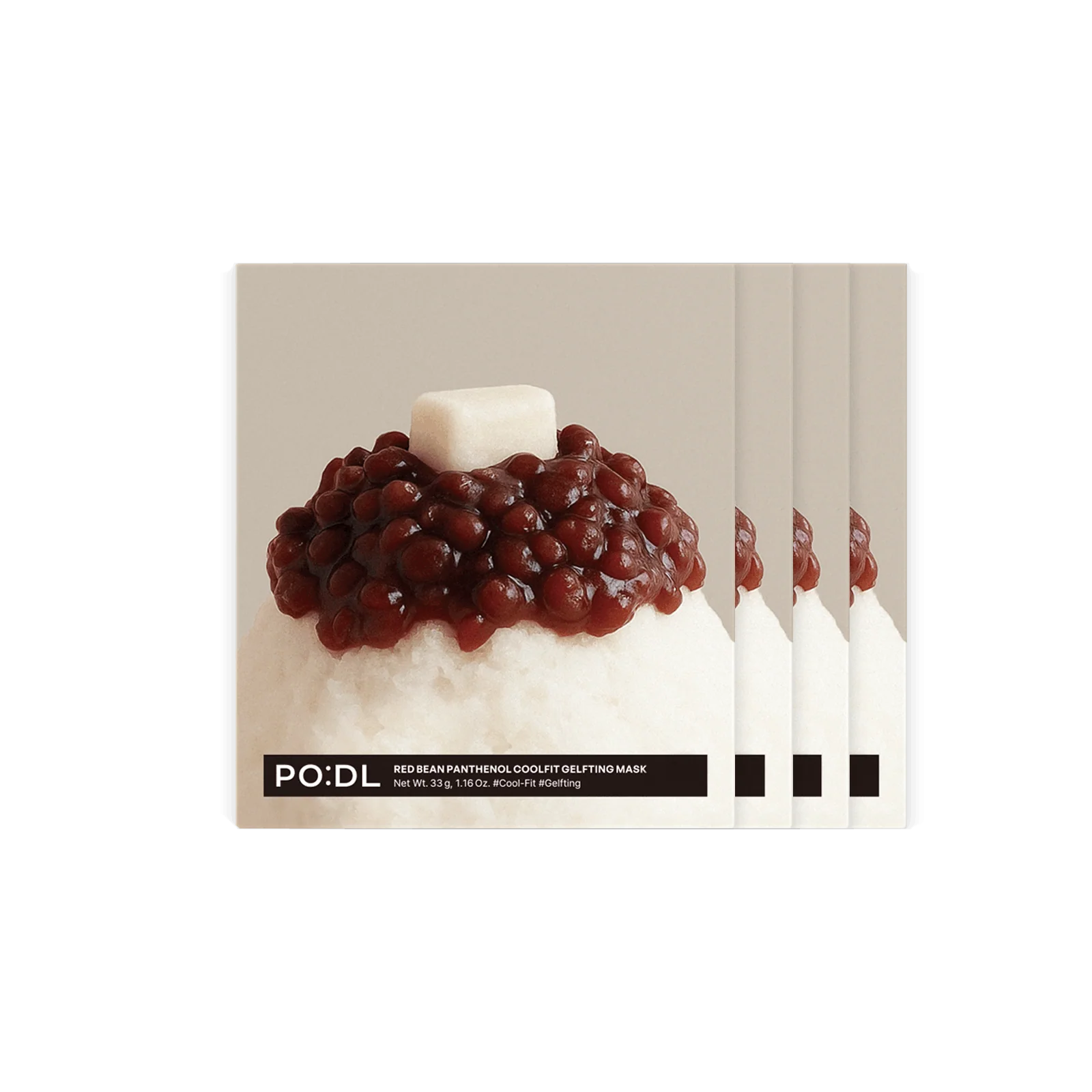 [PO:DL] Red Bean Panthenol Coolfit Gelfting Mask (4ea) - Image 9