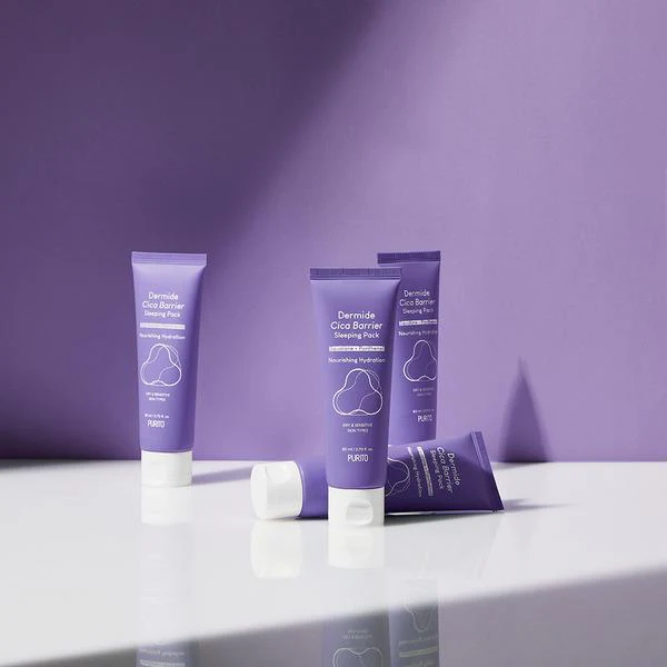 [Purito] Dermide Cica Barrier Sleeping Pack 80ml - Image 3