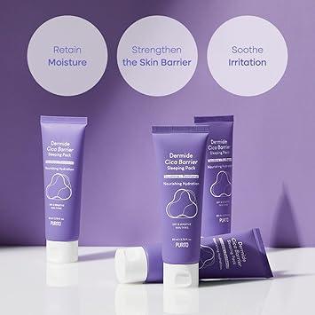 [Purito] Dermide Cica Barrier Sleeping Pack 80ml - Image 7