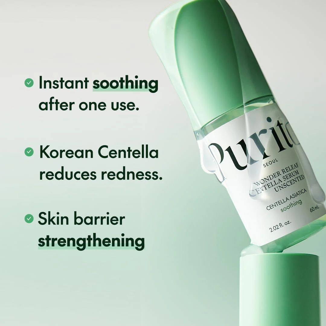 [Purito] Wonder Releaf Centella Serum Unscented 60ml - Image 5