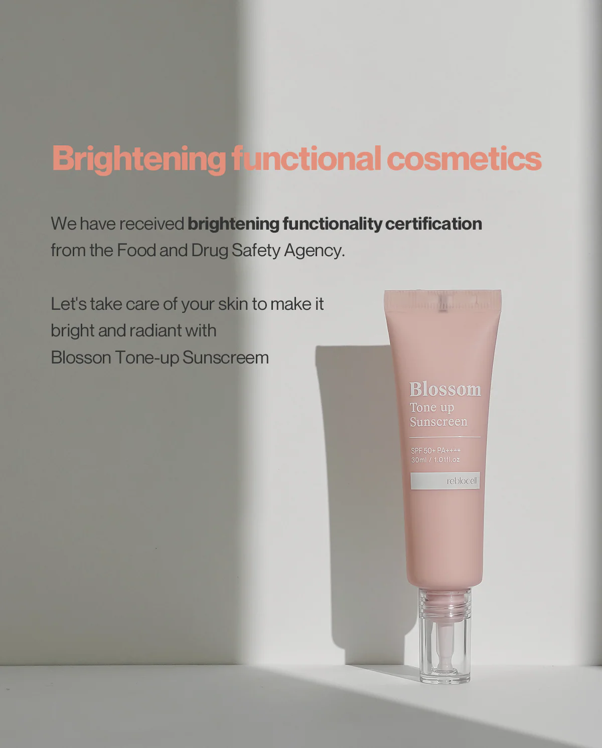[Reblocell] Blossom Tone up Sunscreen SPF 50+ PA++++ 30ml - Image 12