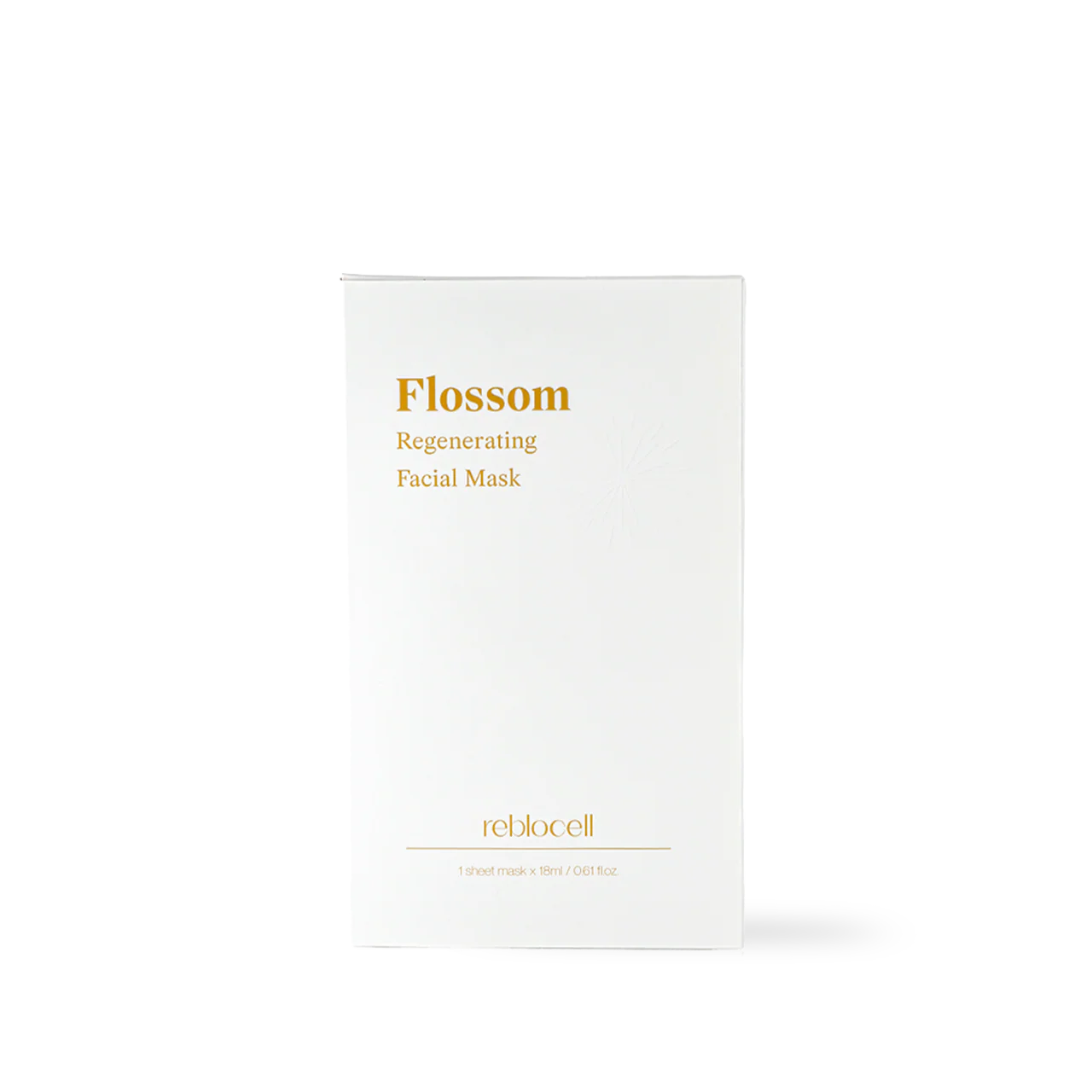 [Reblocell] Flossom Regenerating Facial Mask EGF 1ppm 1 Sheet