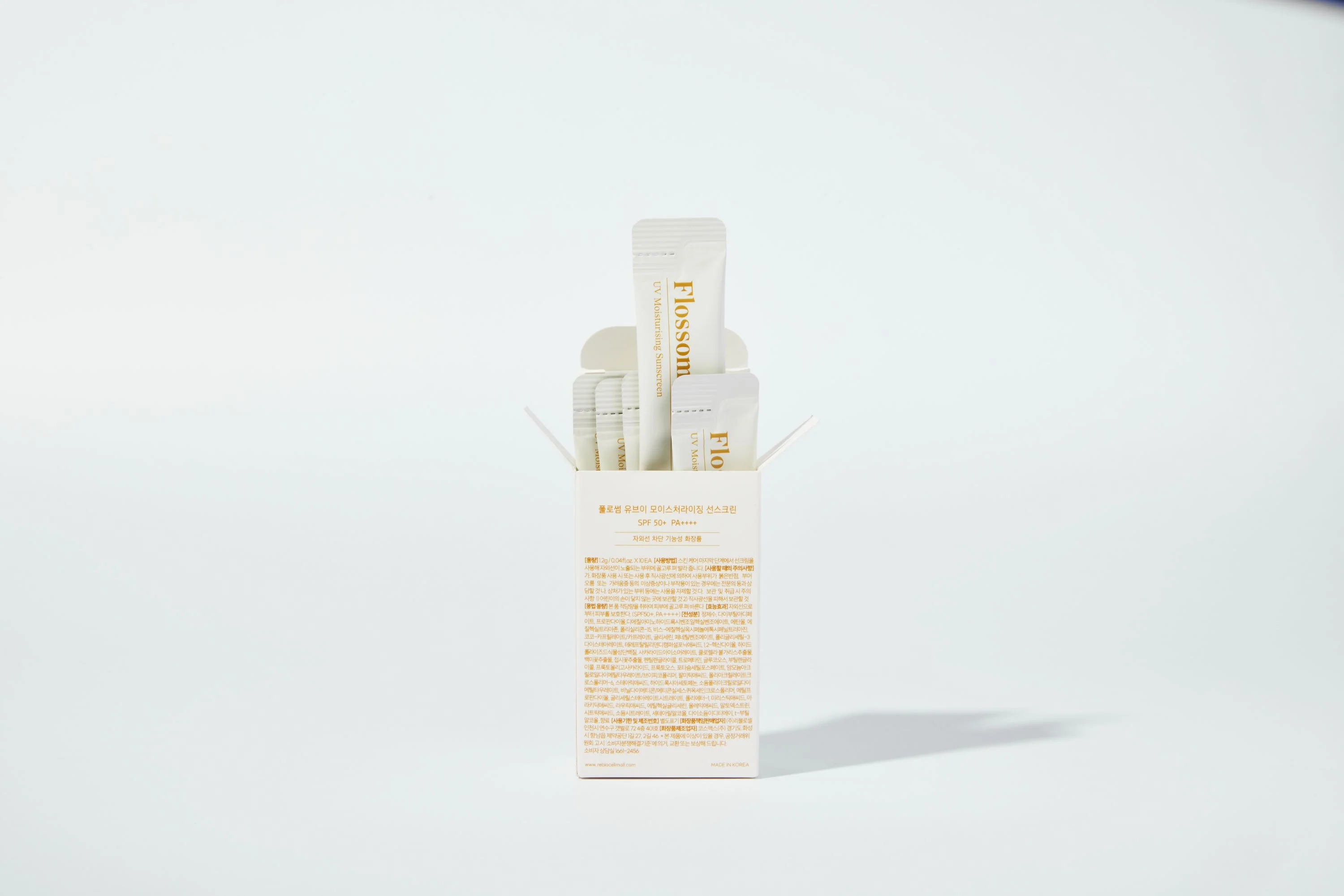 [Reblocell] Flossom UV Moisturising Sunscreen Pocket - 10ea / box - Image 3