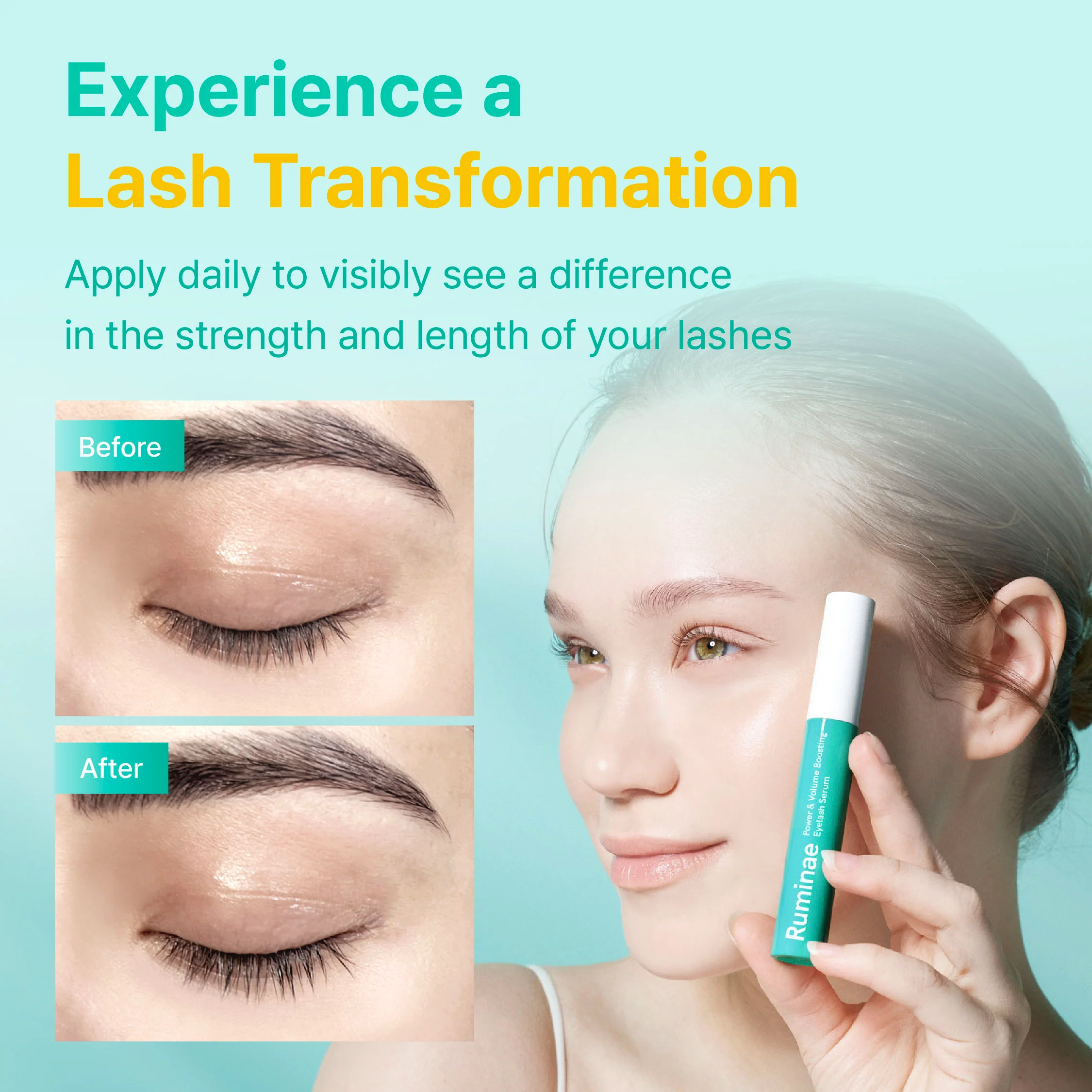 [Ruminae] Power & Volume Boosting Eyelash Serum 10ml - Image 5