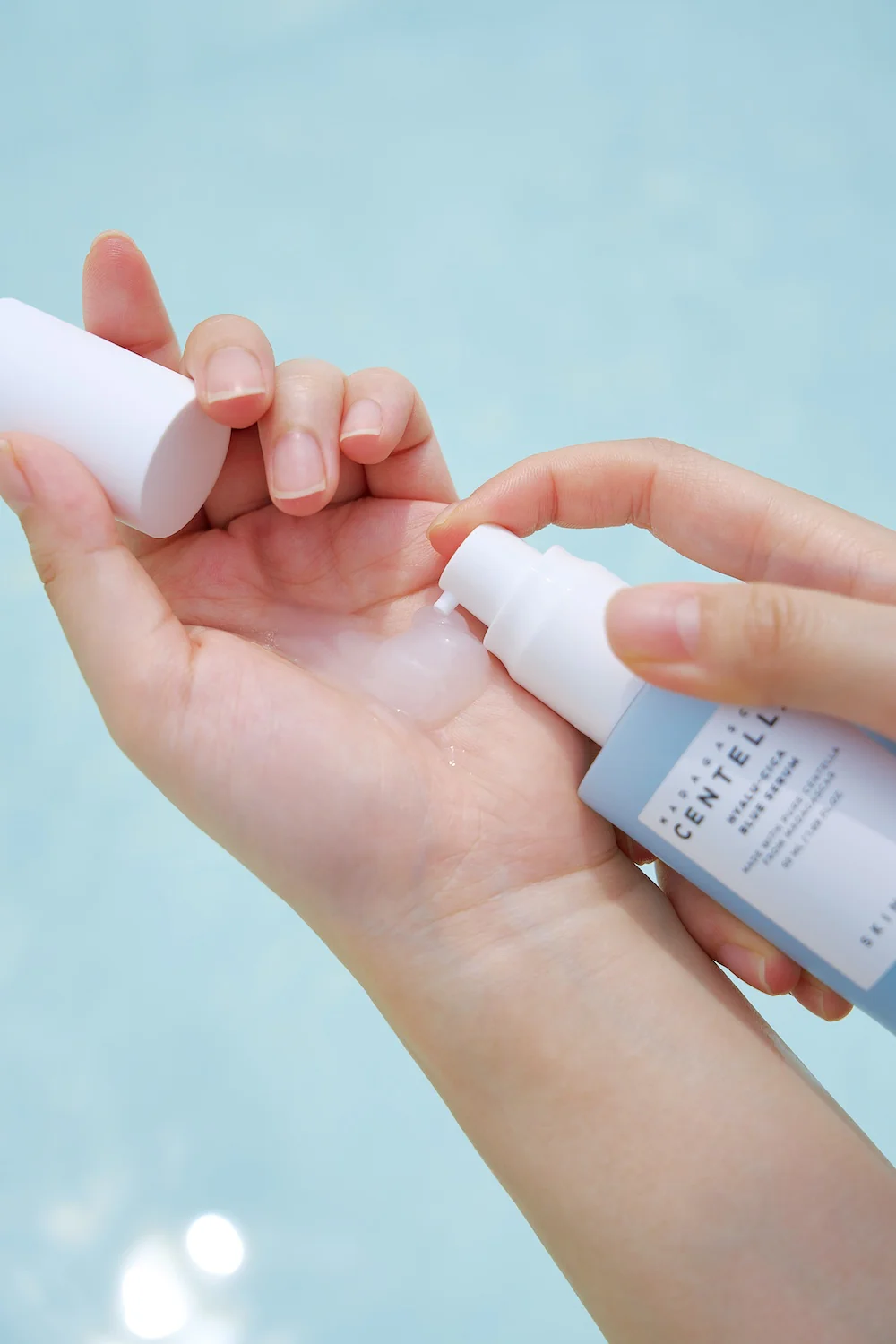 [SKIN1004] Madagascar Centella Hyalu-Cica Blue Serum - 2 Size - Image 5