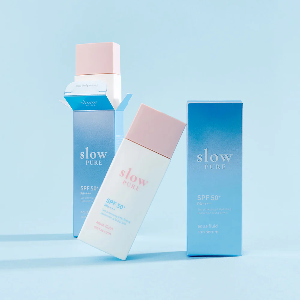 [slowpure] aqua fluid sun serum SPF50+ PA++++ 50ml - Image 4
