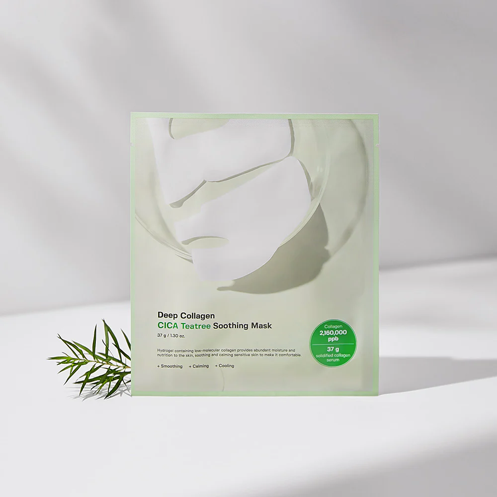 [SUNGBOON EDITOR] Deep Collagen Cica Teatree Soothing Mask 37g*4ea - Image 3