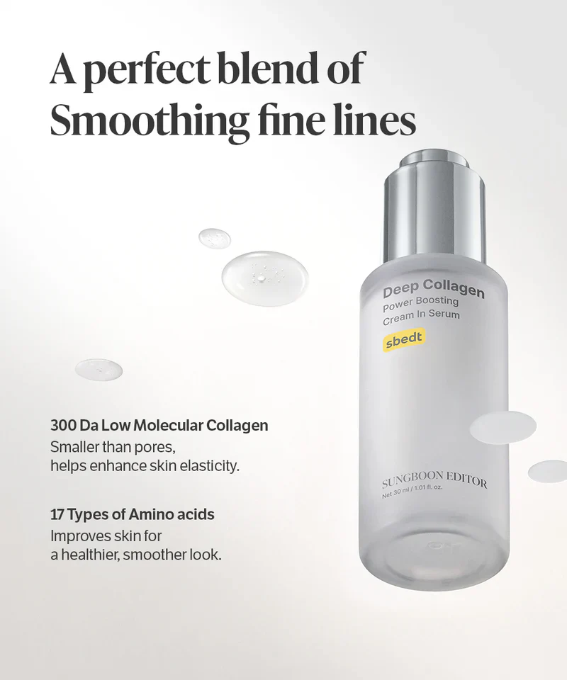 [SUNGBOON EDITOR] Suero Crema Potenciadora de Colágeno Profundo 30ml - Image 8