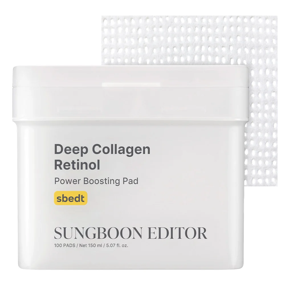 [SUNGBOON EDITOR] Deep Collagen Retinol Power Boosting Pad 150ml 100 pcs - Image 3