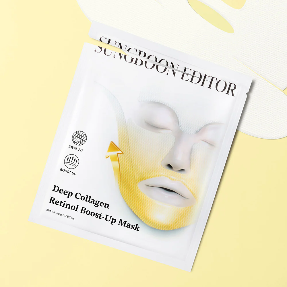 [SUNGBOON EDITOR] Deep Collagen Retinol Tension Boost Up Mask Set 4pcs - Image 2
