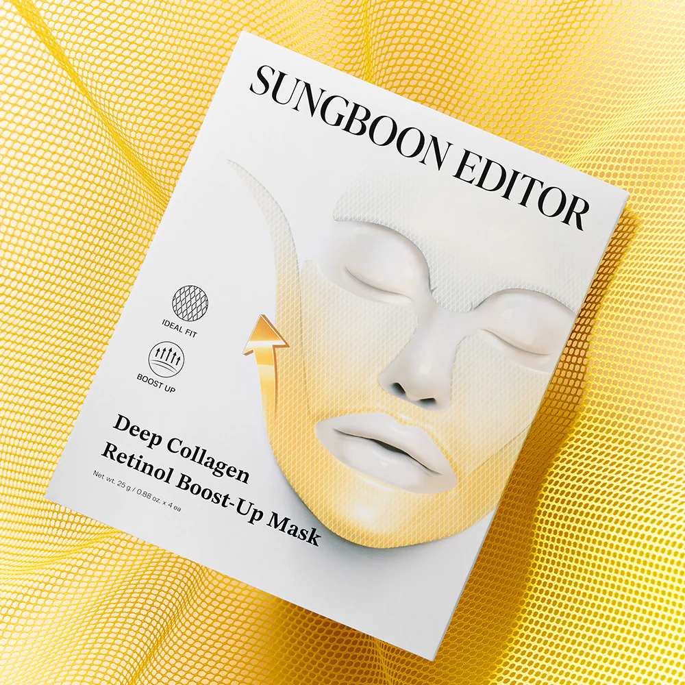 [SUNGBOON EDITOR] Deep Collagen Retinol Tension Boost Up Mask Set 4pcs - Image 3