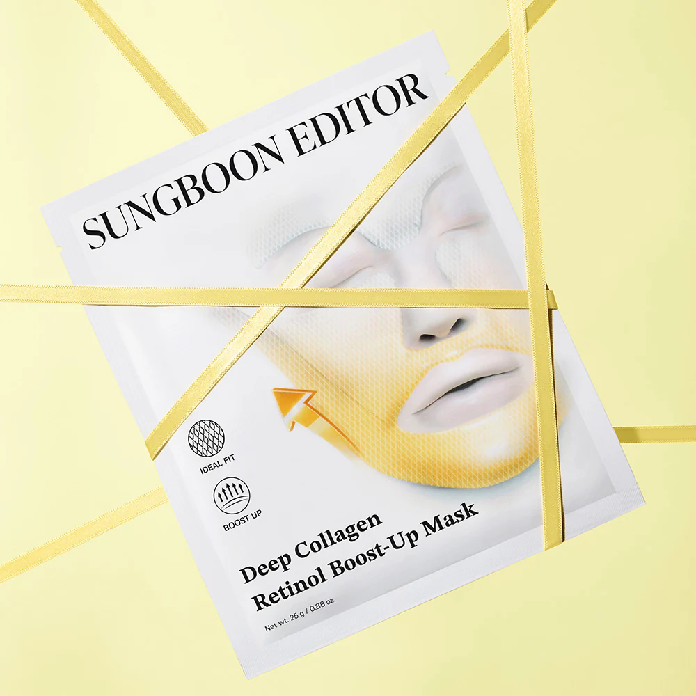 [SUNGBOON EDITOR] Deep Collagen Retinol Tension Boost Up Mask Set 4pcs - Image 4