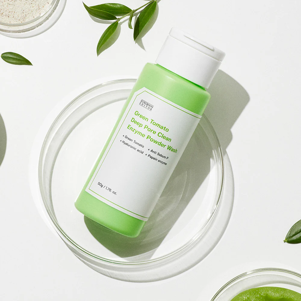 [SUNGBOON EDITOR] Green Tomato Deep Pore Clean Enzyme Powder Wash 50g - Image 3