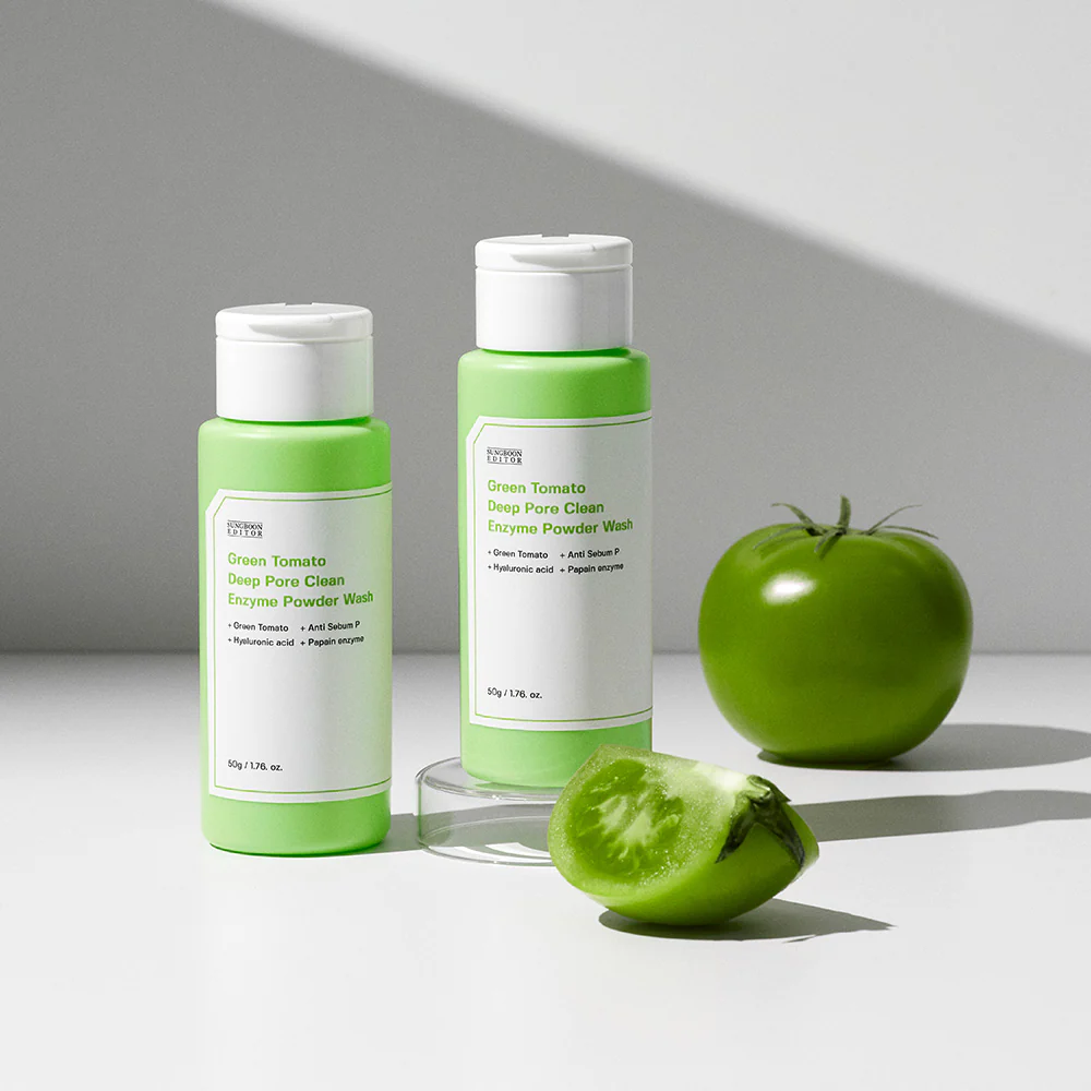 [SUNGBOON EDITOR] Green Tomato Deep Pore Clean Enzyme Powder Wash 50g - Image 4
