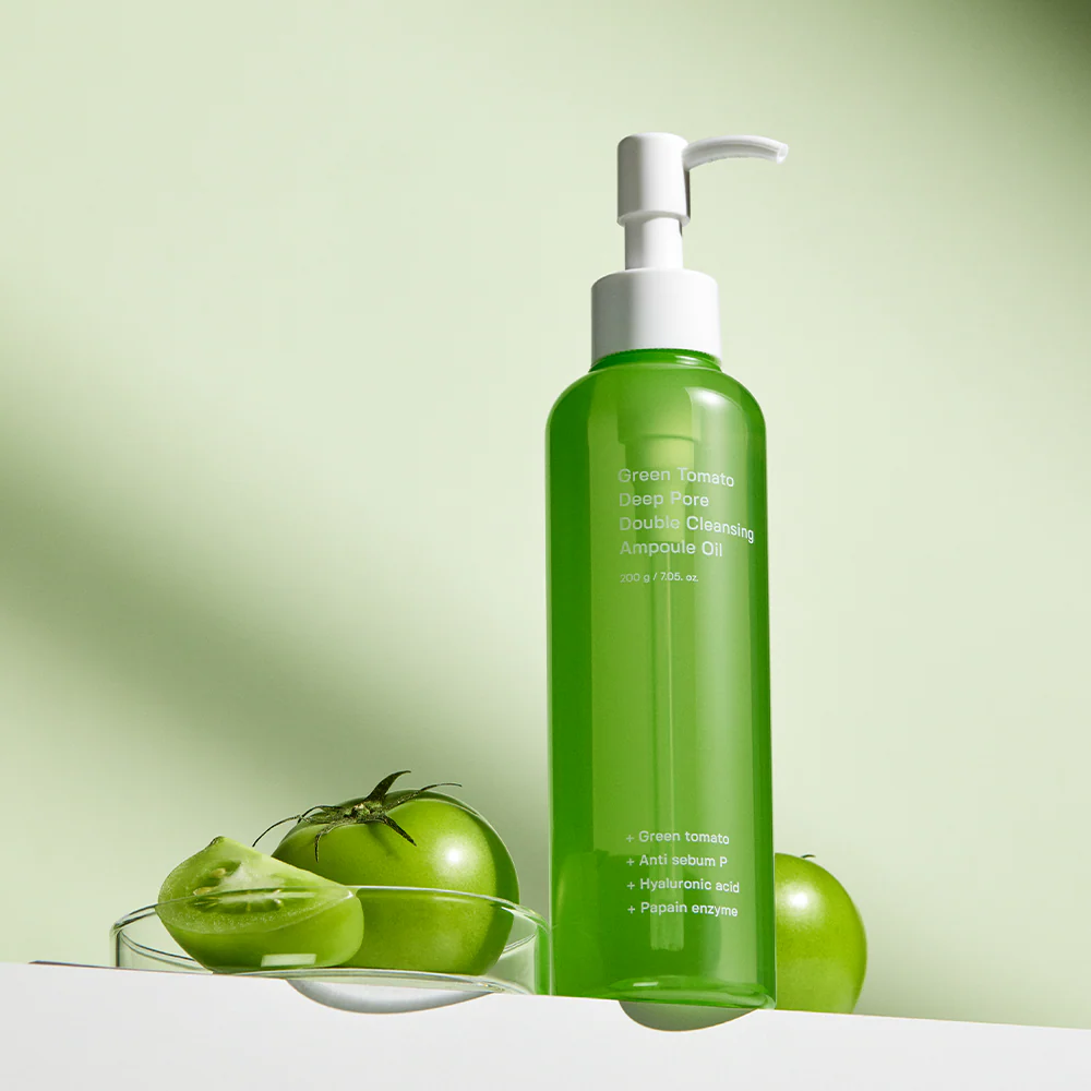 [SUNGBOON EDITOR] Green Tomato Deep Pore Double Cleansing Ampoule Oil 200g - Image 2