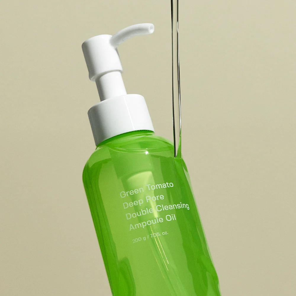 [SUNGBOON EDITOR] Green Tomato Deep Pore Double Cleansing Ampoule Oil 200g - Image 3