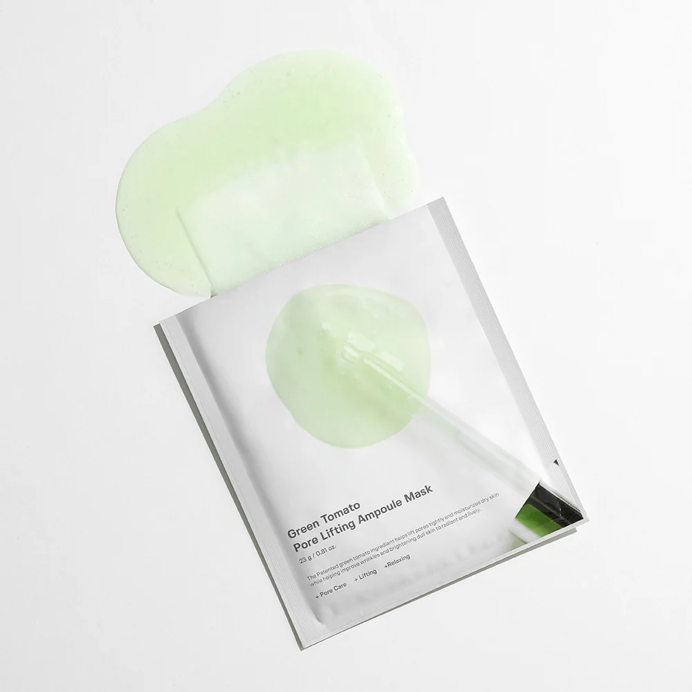 [SUNGBOON EDITOR] Green Tomato Pore Lifting Ampoule Mask 23g*10pcs - Image 3