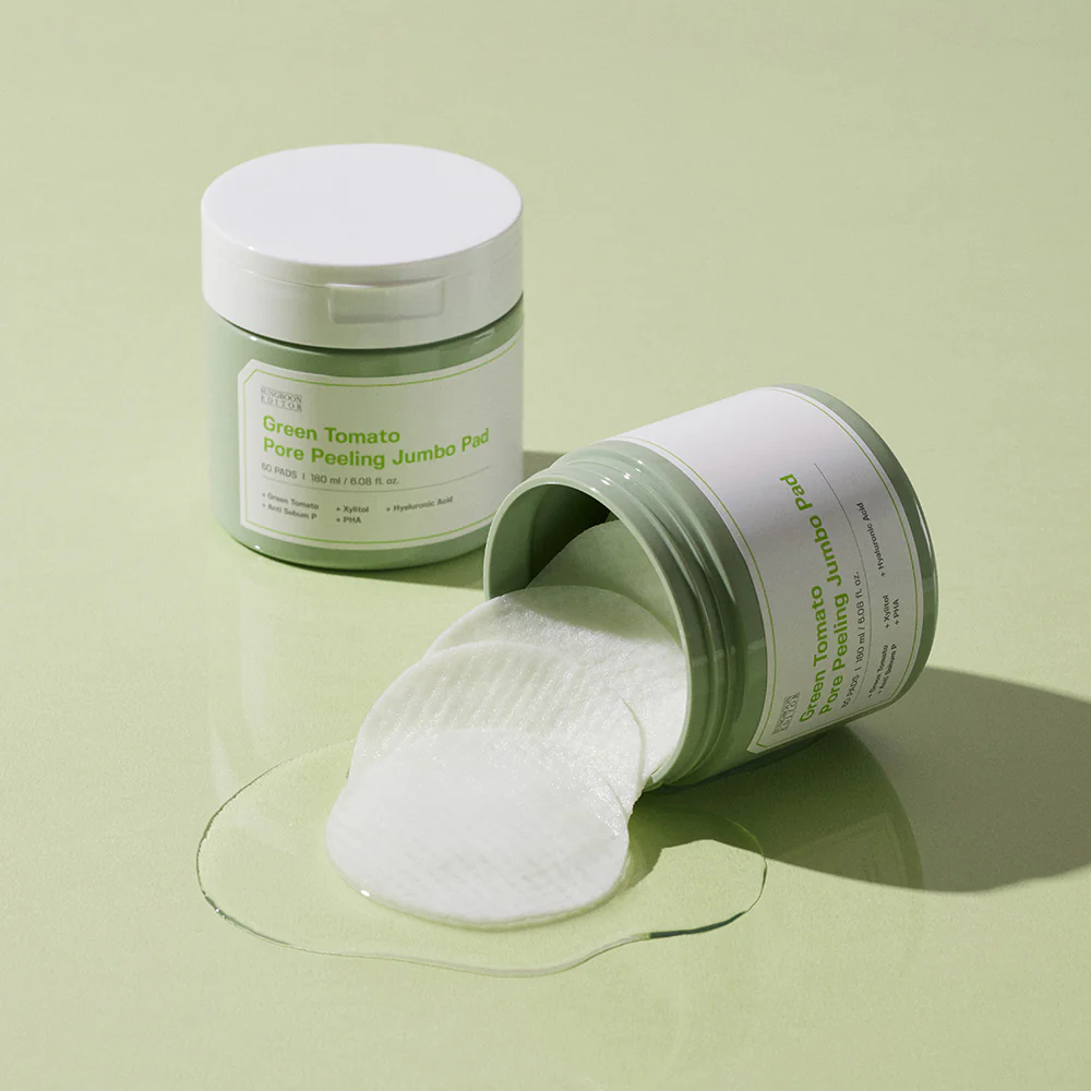 [SUNGBOON EDITOR] Green Tomato Pore Peeling Jumbo Pad 60 Sheets - Image 2