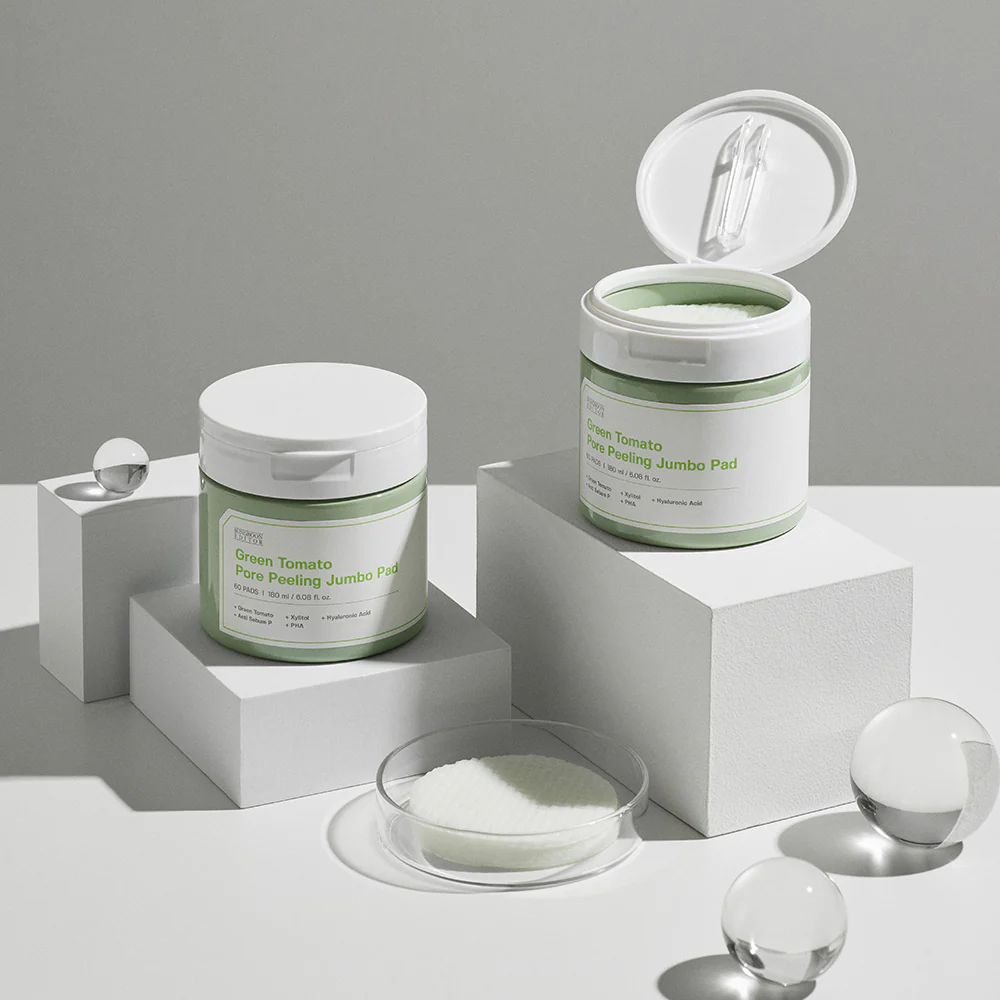 [SUNGBOON EDITOR] Green Tomato Pore Peeling Jumbo Pad 60 Sheets - Image 3