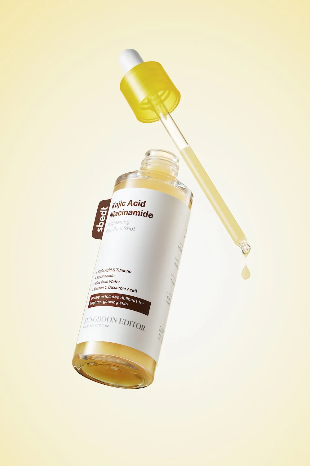 [SUNGBOON EDITOR] Kojic Acid Niacinamide Rice Peel Shot 80ml