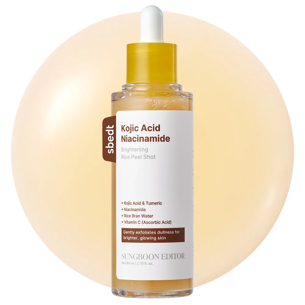 [SUNGBOON EDITOR] Kojic Acid Niacinamide Rice Peel Shot 80ml - Image 2