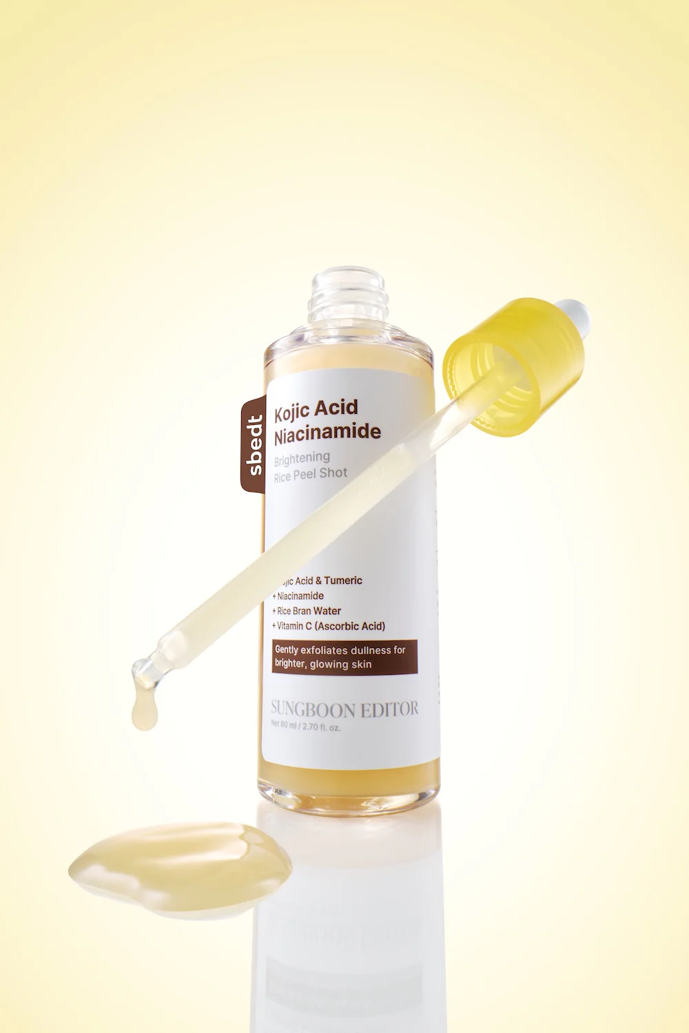 [SUNGBOON EDITOR] Kojic Acid Niacinamide Rice Peel Shot 80ml - Image 5