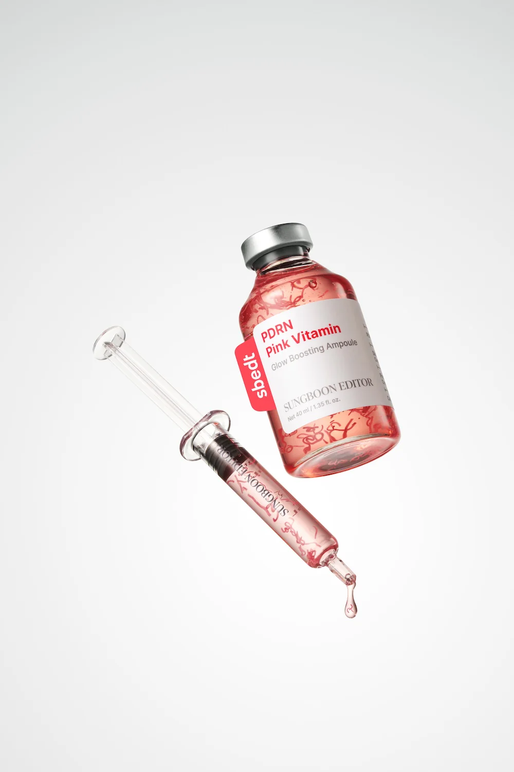 [SUNGBOON EDITOR] PDRN Pink Vitamin Glow Boosting Ampoule 40ml - Image 5