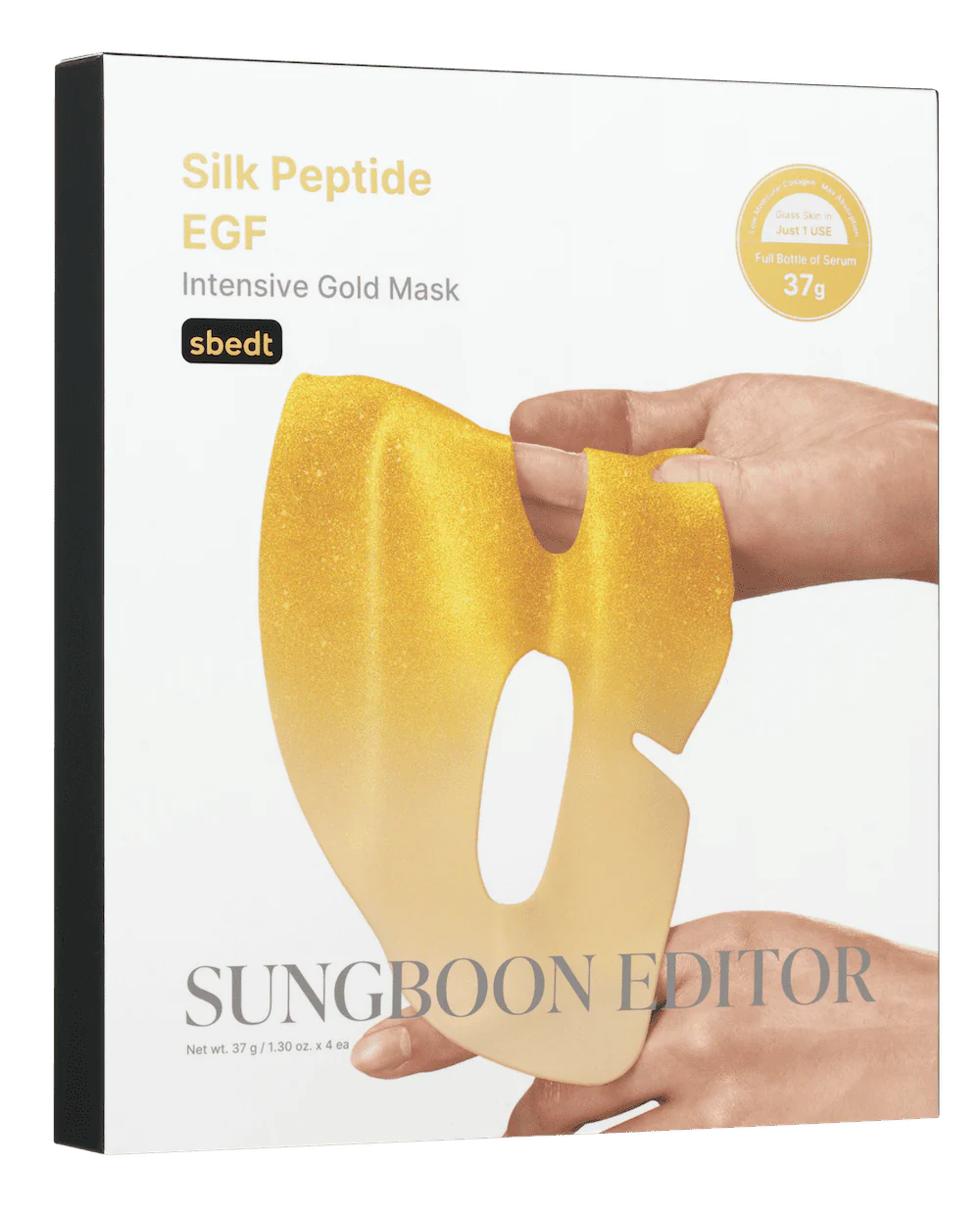 [SUNGBOON EDITOR]Silk Peptide EGF Intensive Gold Mask 37g*4ea - Image 3
