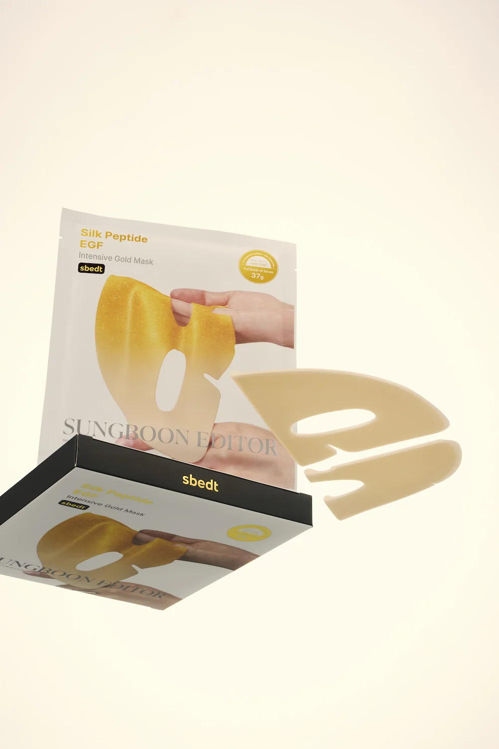[SUNGBOON EDITOR]Silk Peptide EGF Intensive Gold Mask 37g*4ea - Image 6