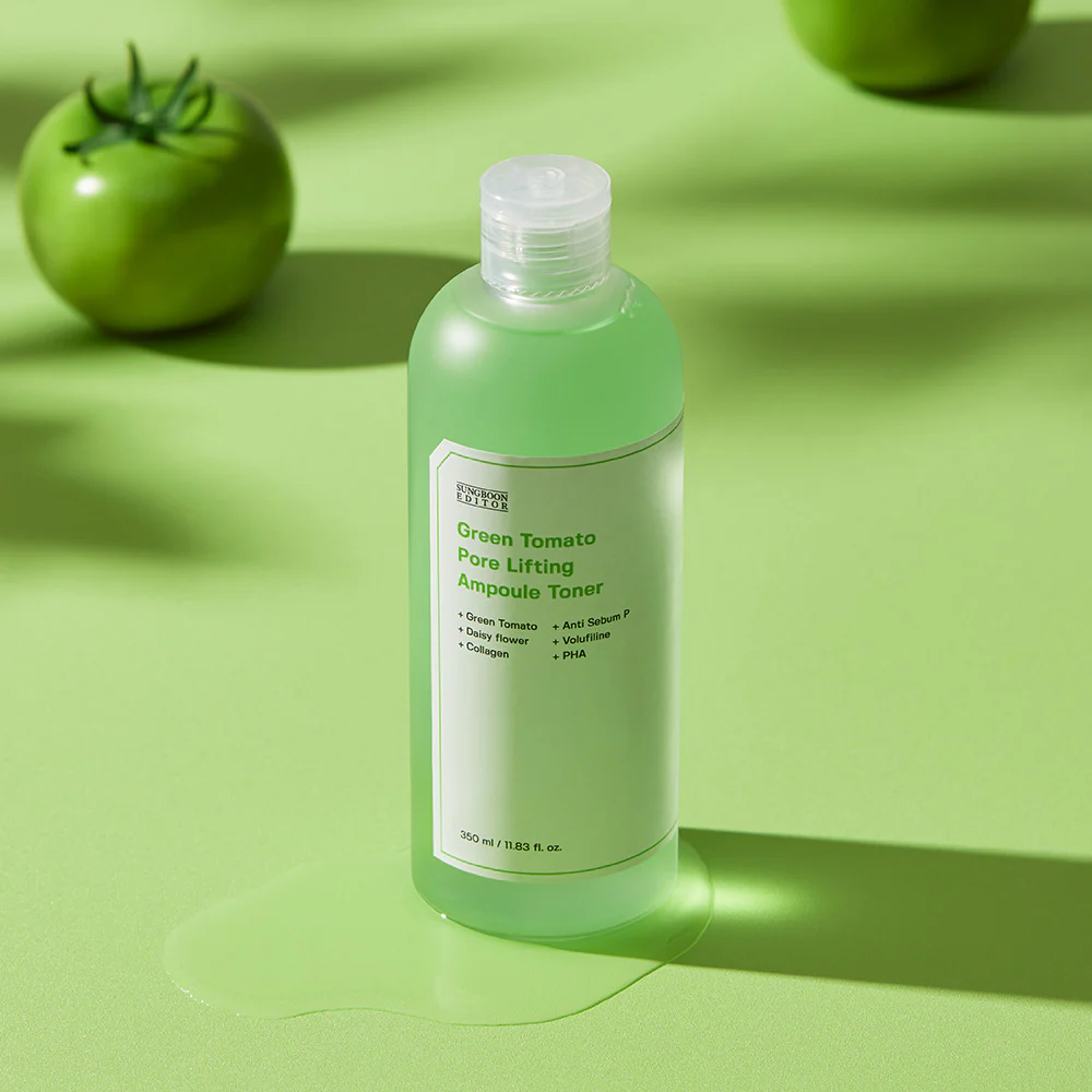 [SUNGBOON EDITOR] Green Tomato Pore Lifting Ampoule Toner 350ml - Image 3