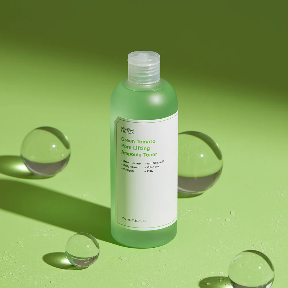 [SUNGBOON EDITOR] Green Tomato Pore Lifting Ampoule Toner 350ml - Image 4