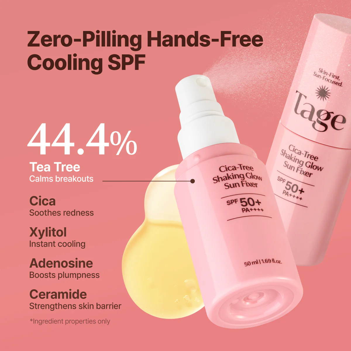[Tage] Cica-Tree Shaking Glow Sun Fixer 50ml - Image 5