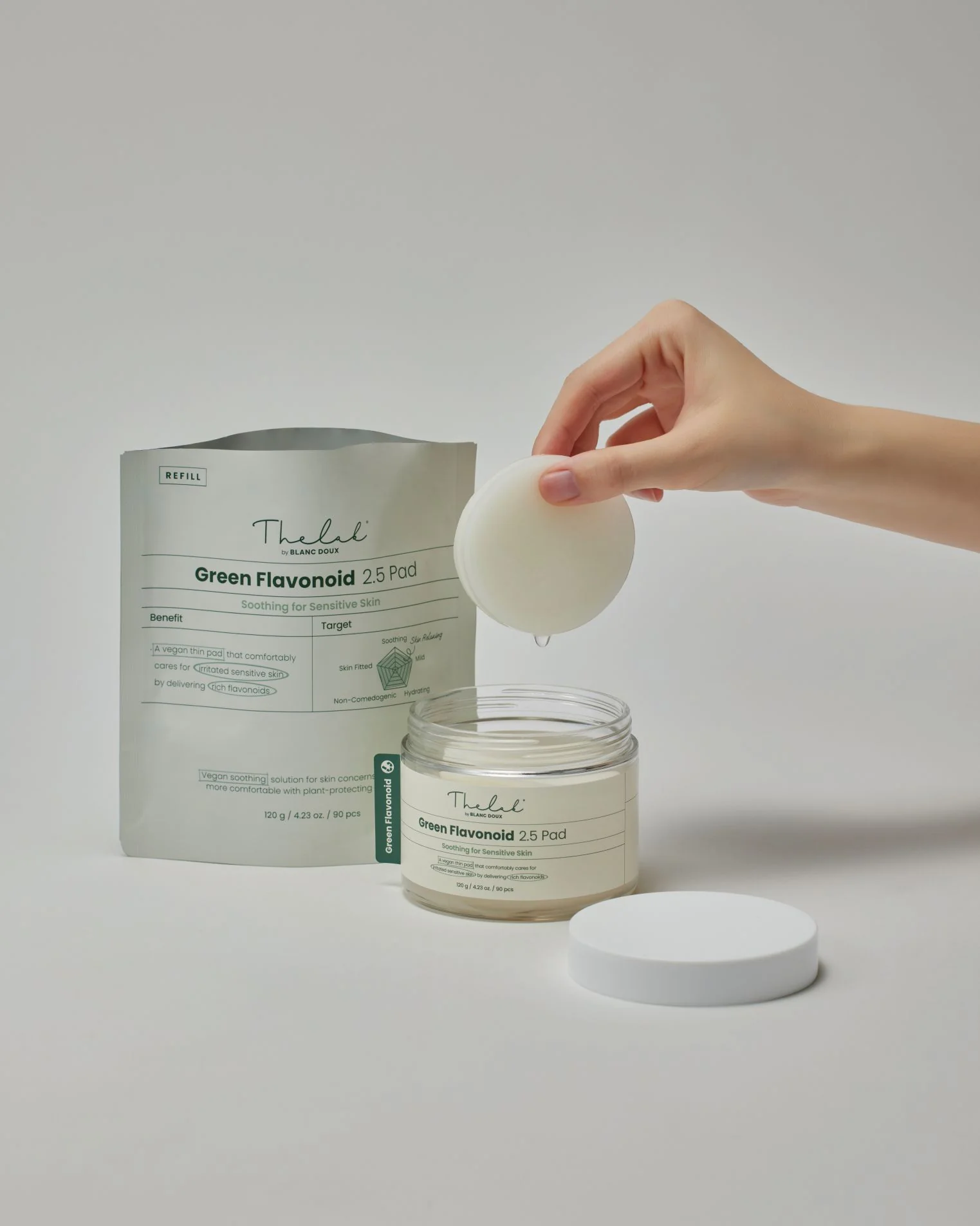 [THE LAB By BLANC DOUX] Green Flavonoid™ 2.5 Pad 120g (90p) - Image 11
