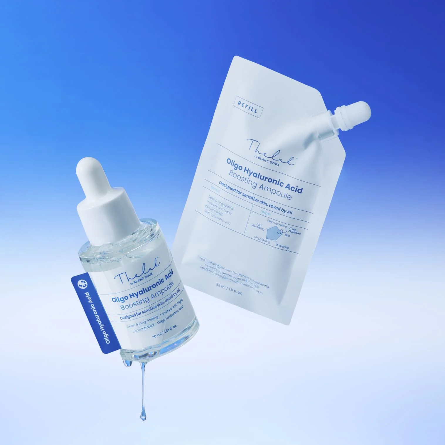 [THE LAB by BLANC DOUX] Oligo Hyaluronic Acid Boosting Ampoule 30ml - Image 8