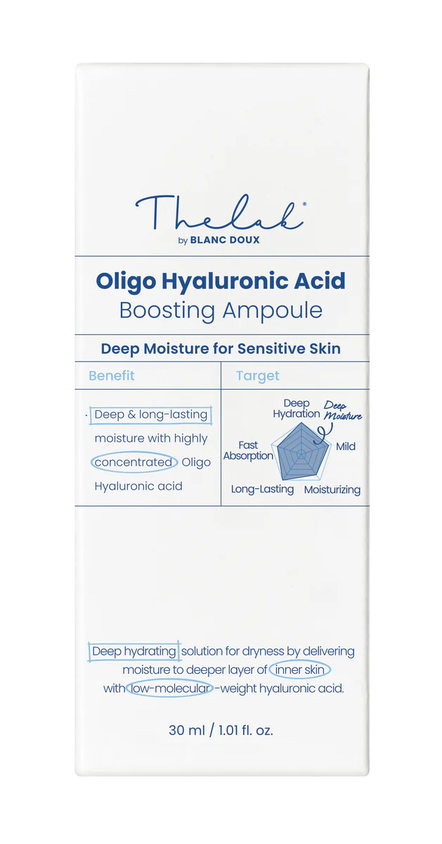 [THE LAB by BLANC DOUX] Oligo Hyaluronic Acid Boosting Ampoule 30ml - Image 9