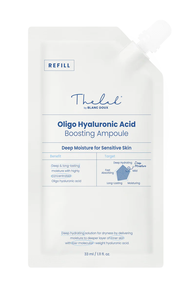 [THE LAB by BLANC DOUX] Oligo Hyaluronic Acid Boosting Ampoule 33ml REFILL - Image 2