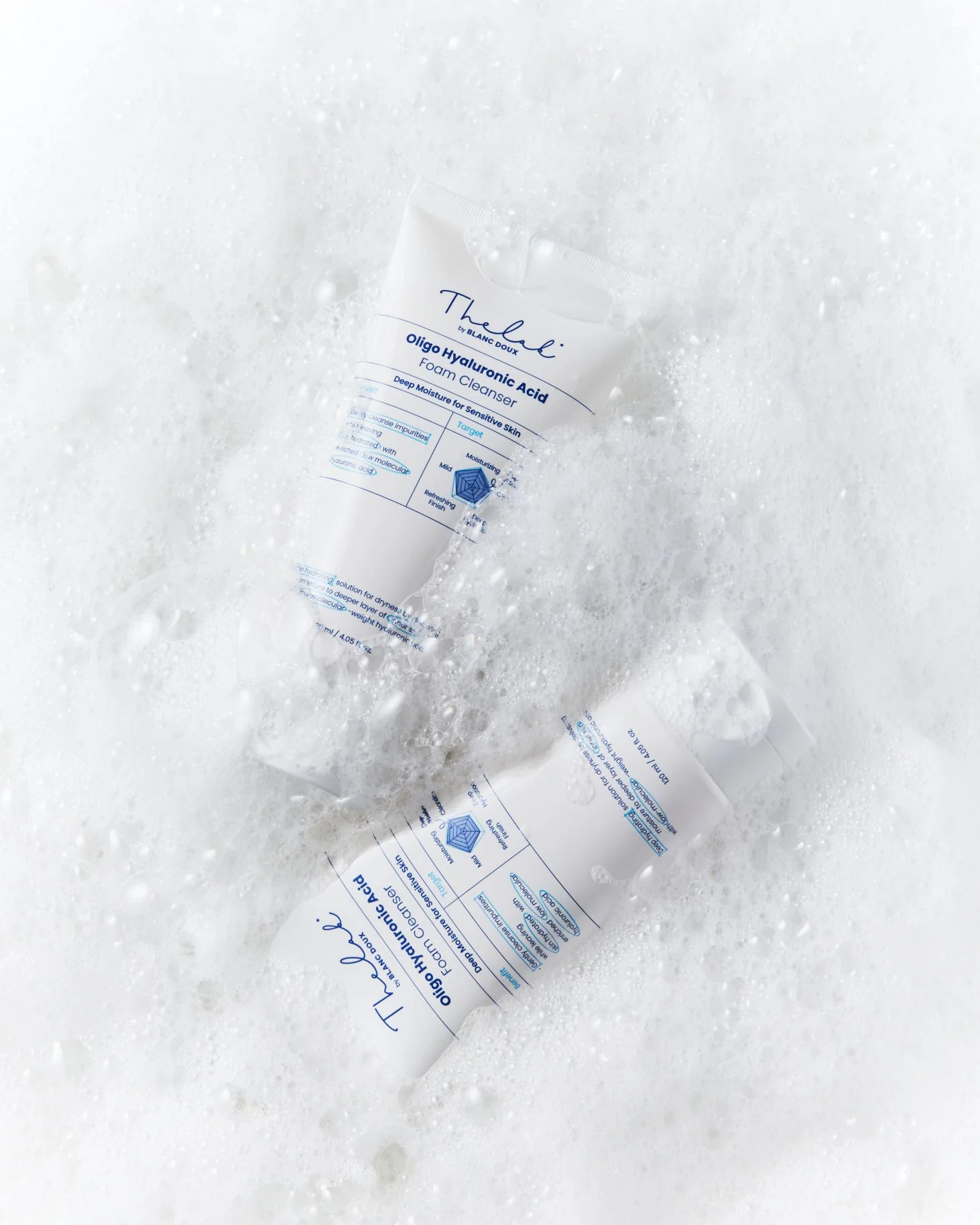 [THE LAB by BLANC DOUX] Oligo Hyaluronic Acid Foam Cleanser 120ml