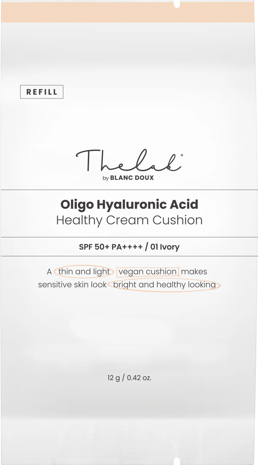 [THE LAB by BLANC DOUX] Oligo Hyaluronic Acid Healthy Cream Cushion #1 IVORY - 2 Option - Image 14