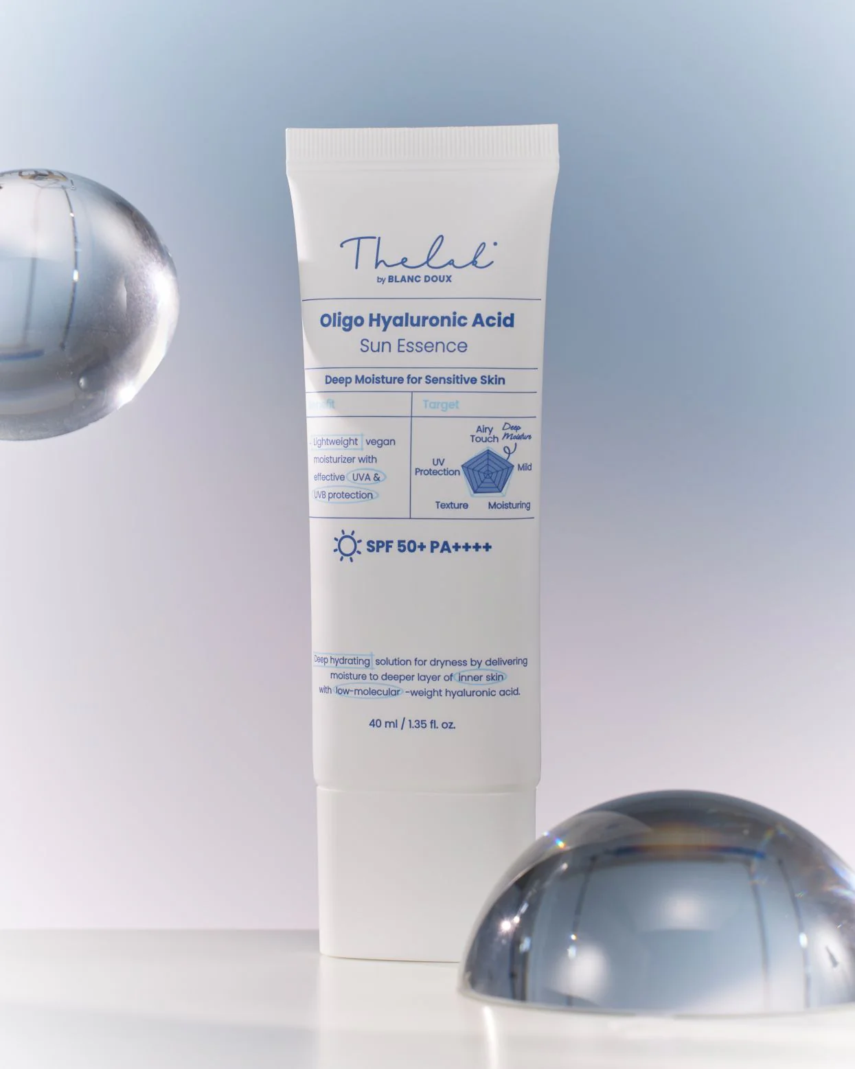 [THE LAB by BLANC DOUX] Oligo Hyaluronic Acid Sun Essence 40ml - Image 4