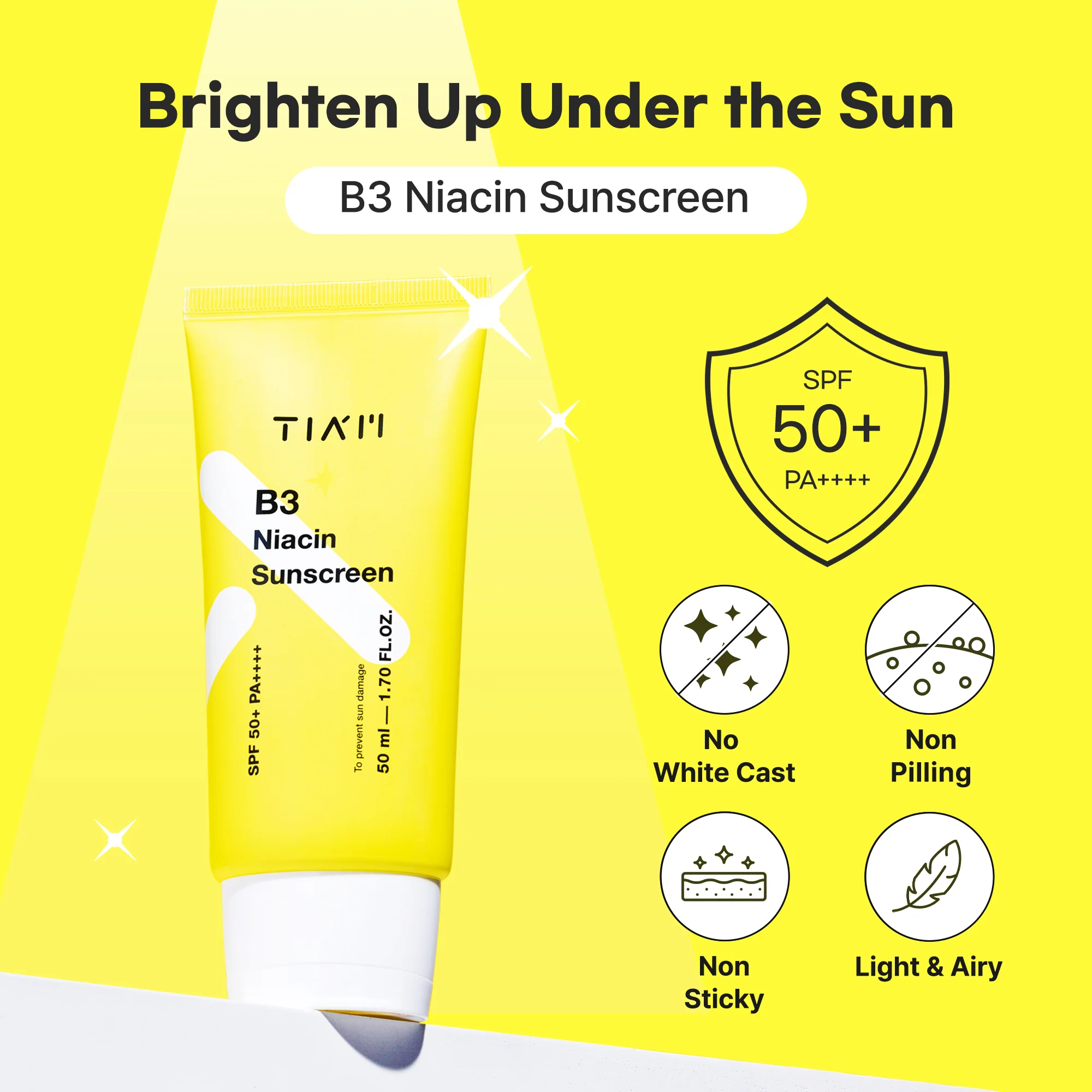 [TIAM] B3 Niacin Sunscreen 50ml - Image 6
